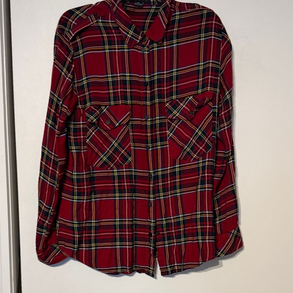 Sanctuary Multicolor Plaid Shirt